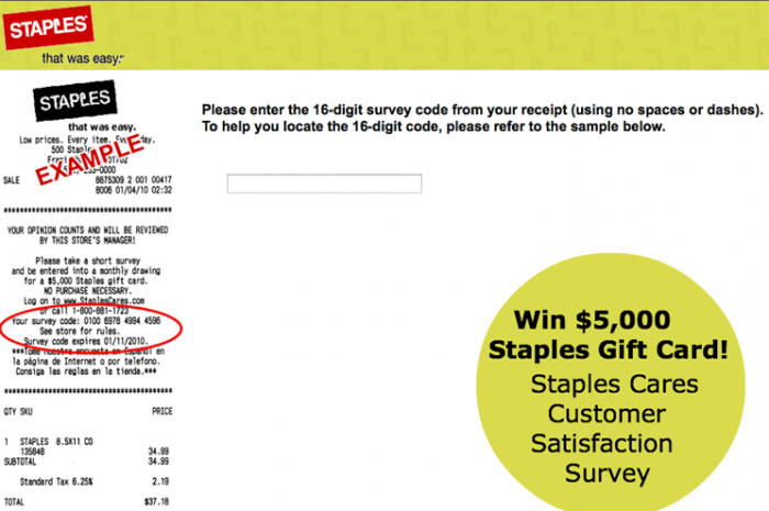StaplesCares Survey