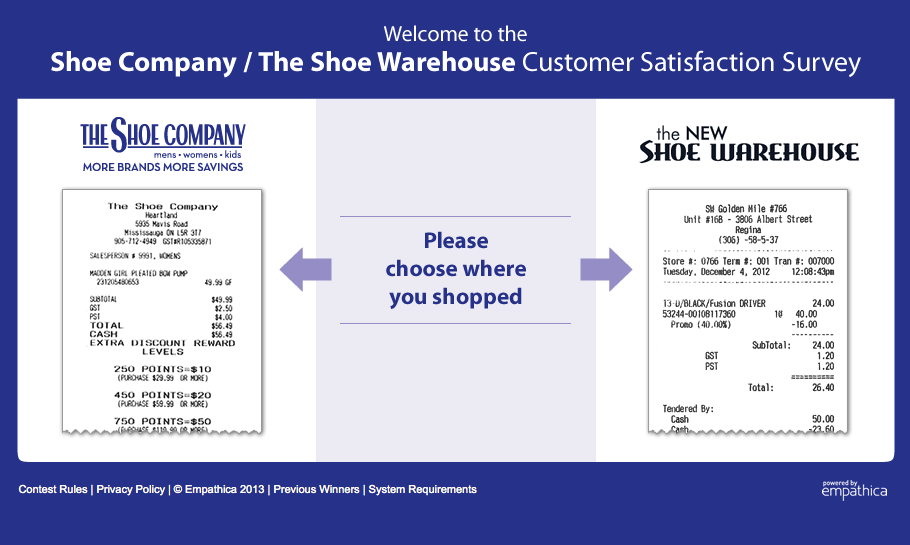 The Shoe Company Survey