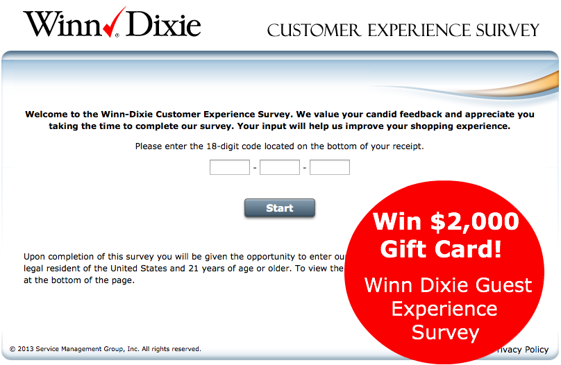 Winn Dixie Survey
